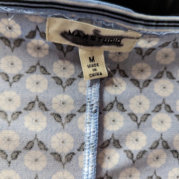 Max Studio Women's Crepe Short Sleeve Faux Wrap Top NWOT Size S and M - Picture 8 of 8